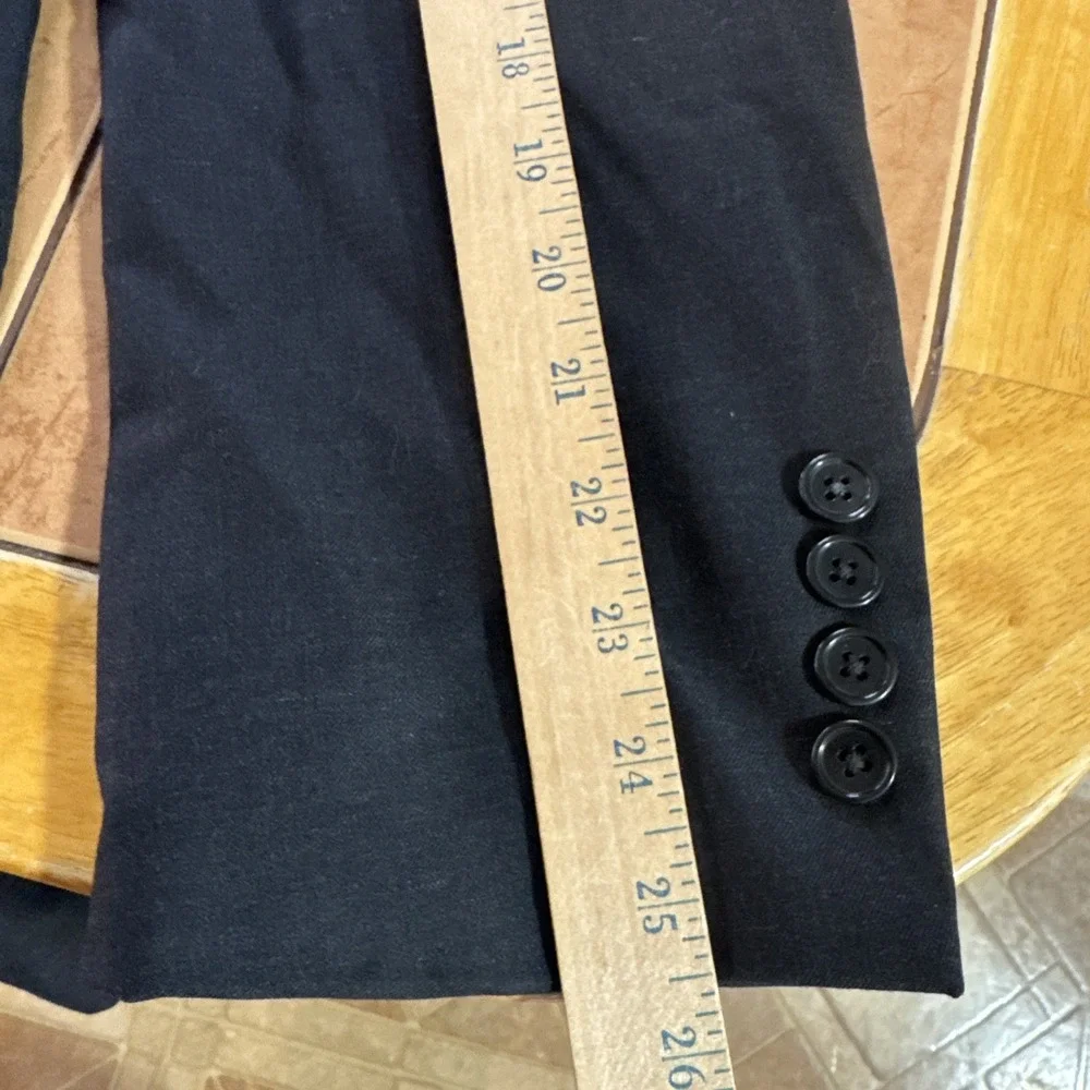 Jos A Bank Signature Gold 2 Piece Dark Gray 100% Wool Suit 40L Pants 34 x 31